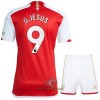 Officiële Voetbalshirt + Korte Broek Arsenal G. Jesus 9 Thuis 2023-24 - Kids